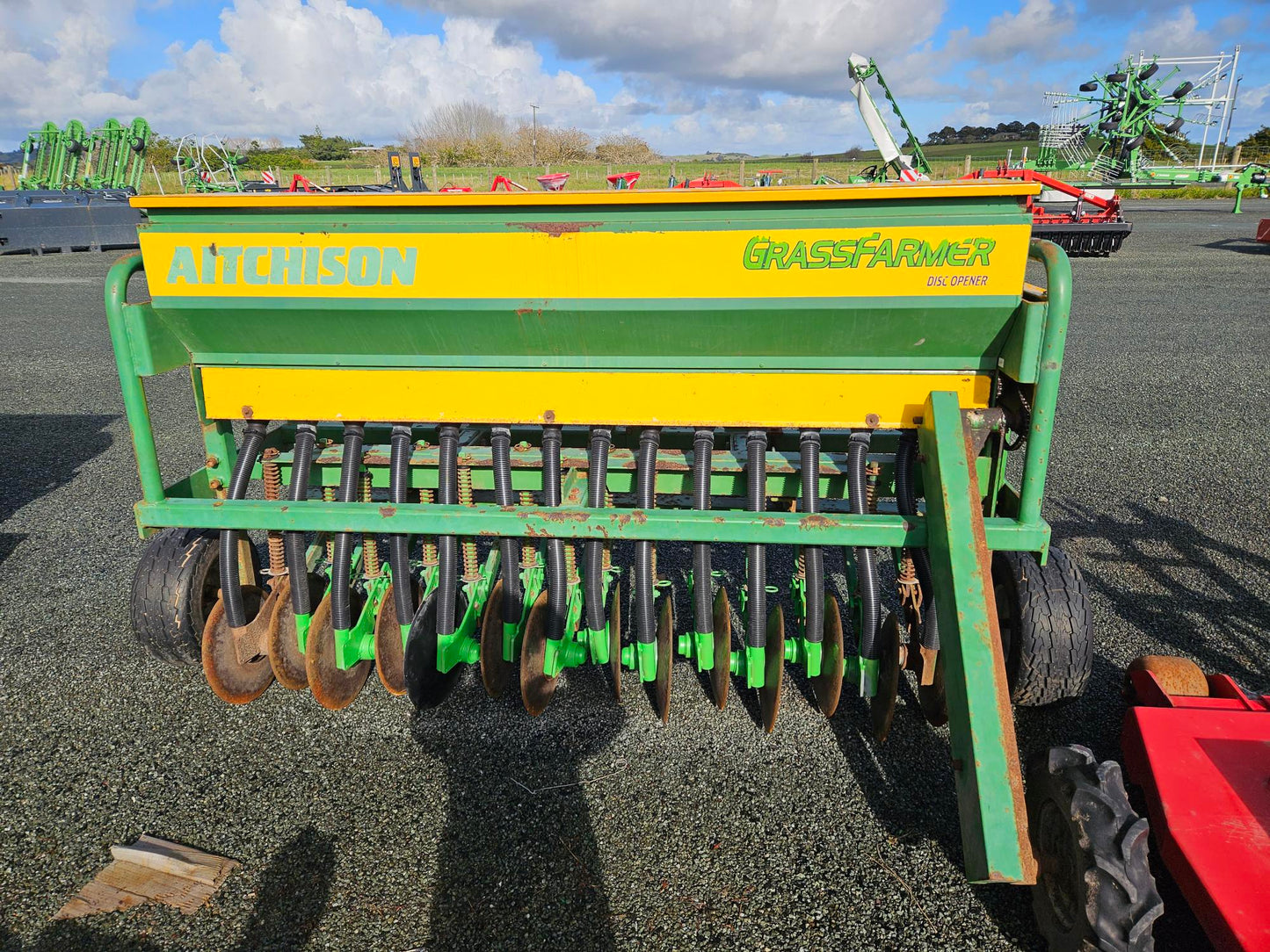 Used Aitchison Seed drill- Grassfarmer