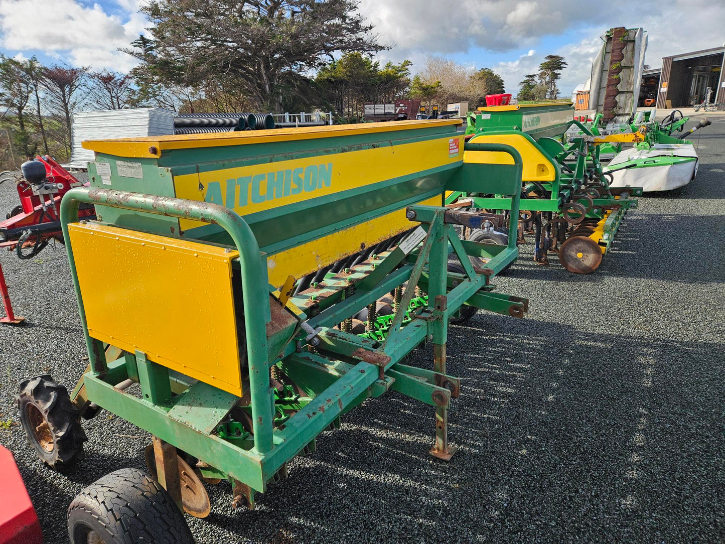 Used Aitchison Seed drill- Grassfarmer