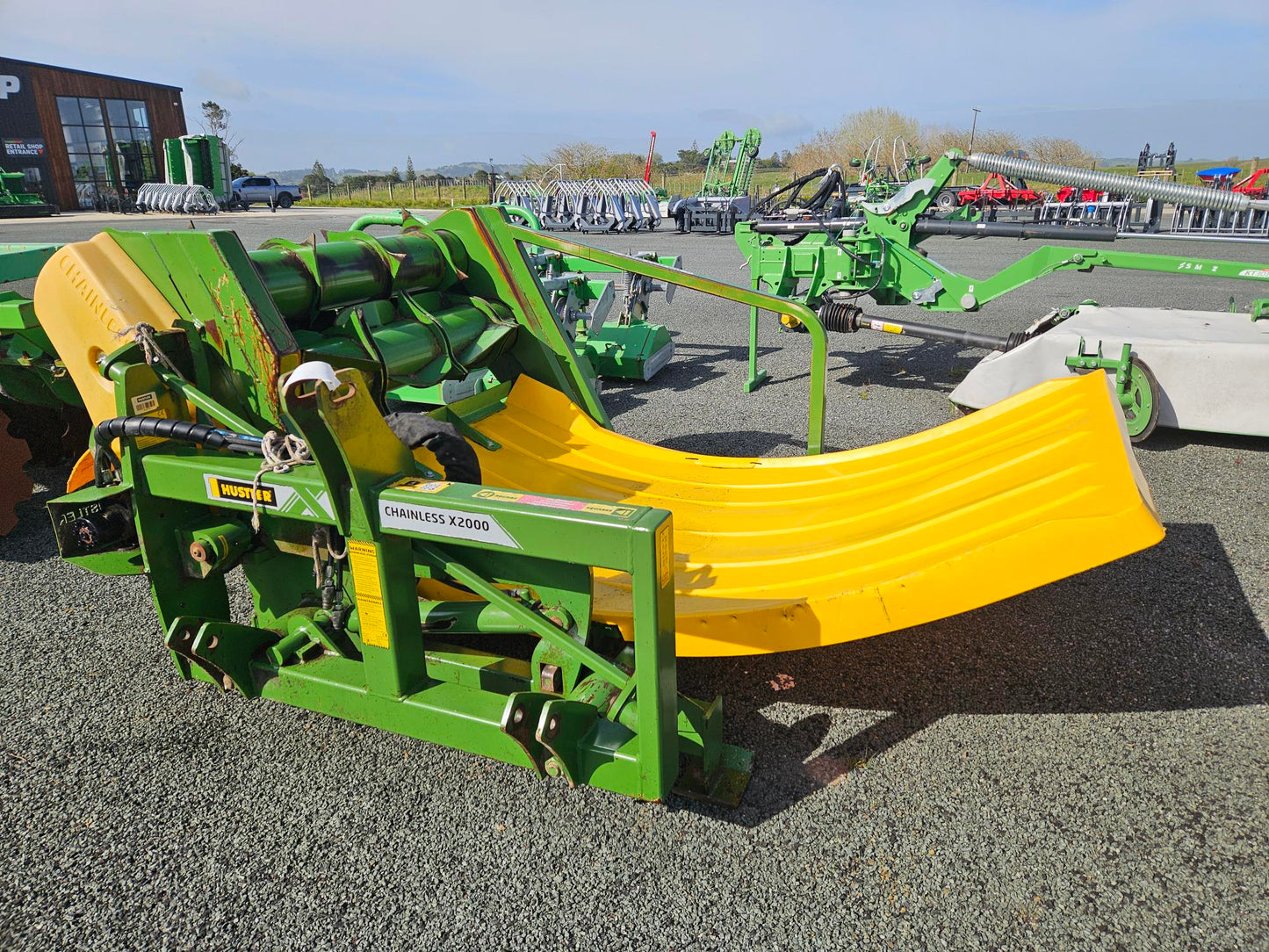 Used Hustler Chainless Bale Feeder