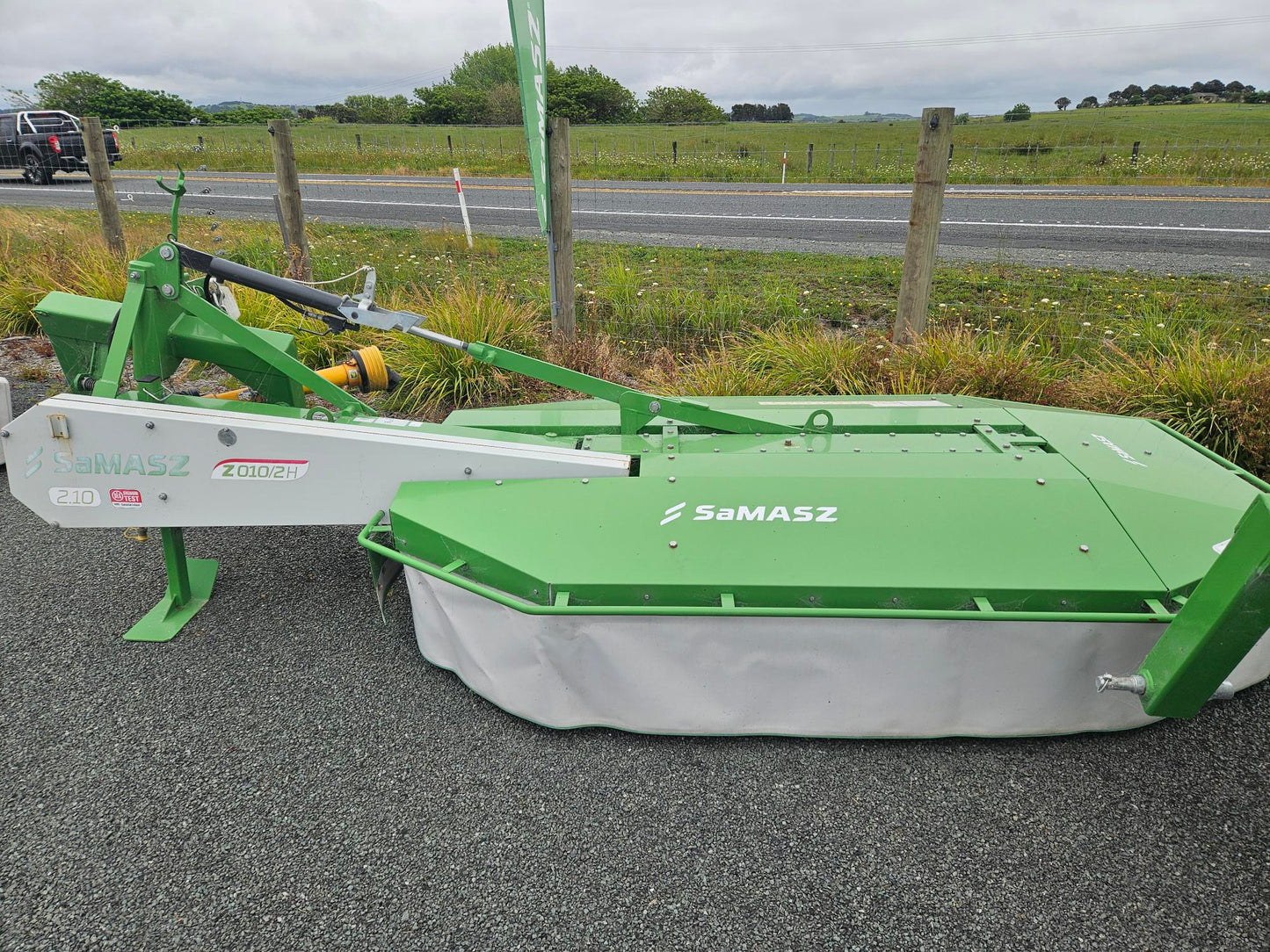 Ex-Demo SaMASZ Z010/2H- 2.1m Rear Drum Mower