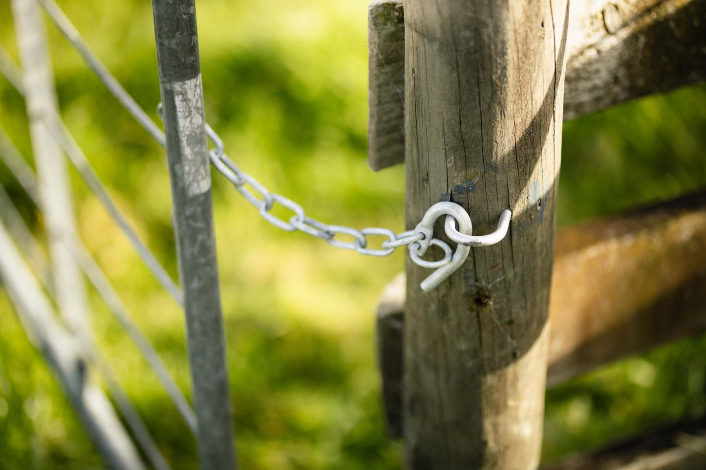 Spare Latch and Chain for Farm Gates - Galvanised