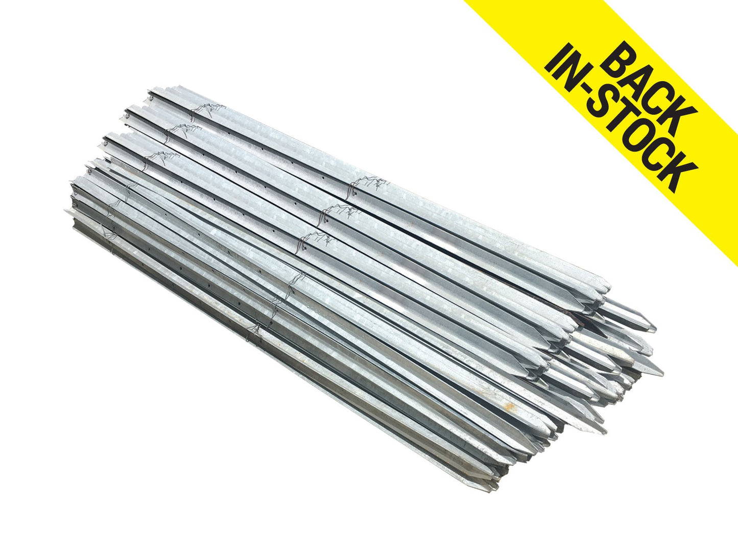 Y Post - Galvanised 10 Pack