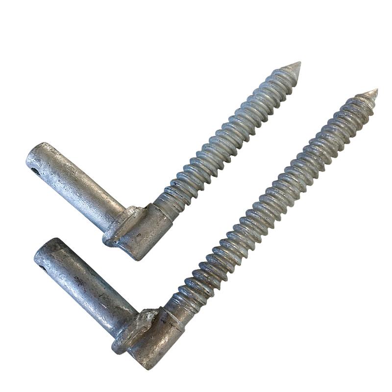 Screw Thru Gudgeon Galvanised - 20 Pack